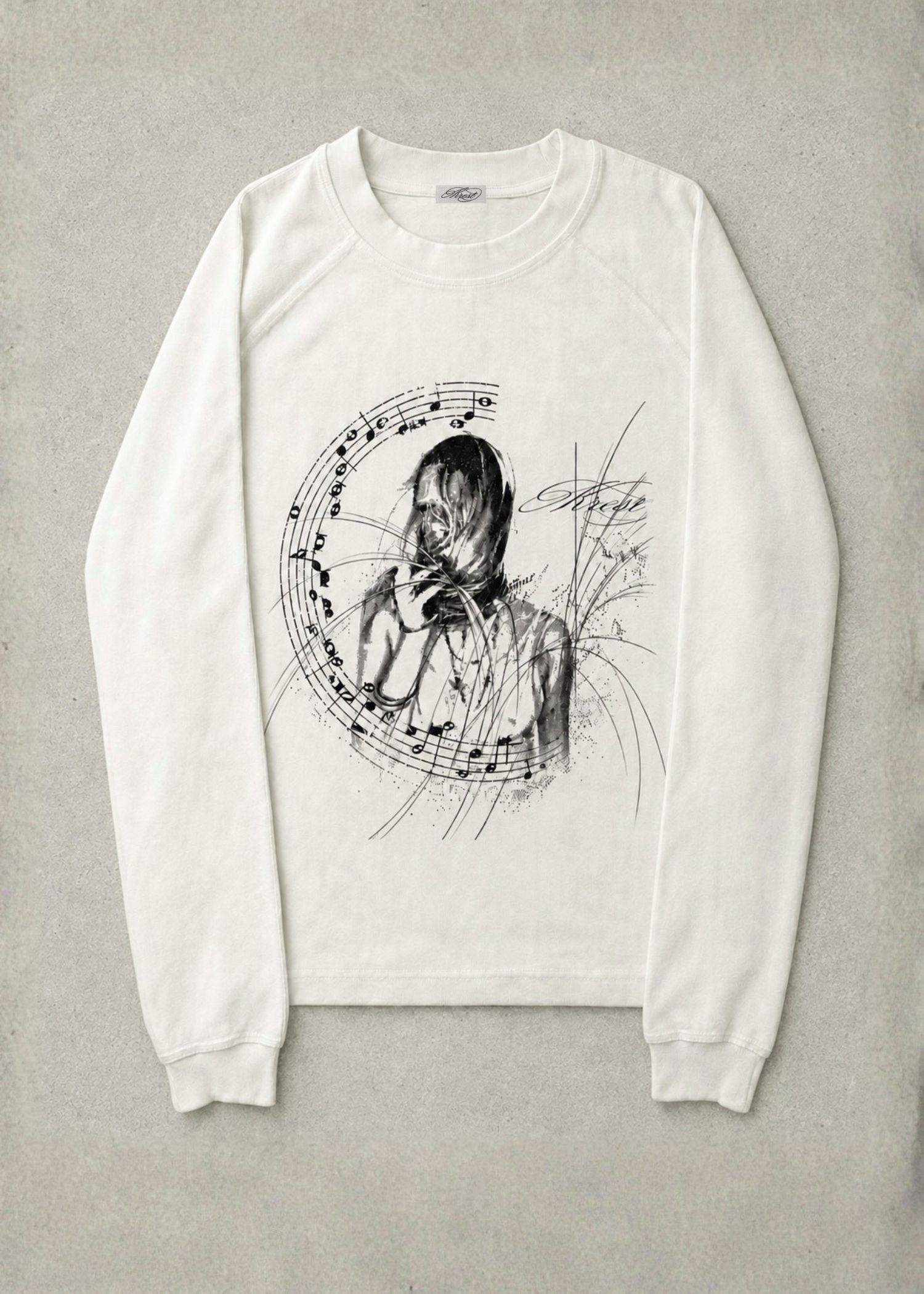 Melody Long Sleeve T-shirt 白 L Melody' longsleeve – Krest