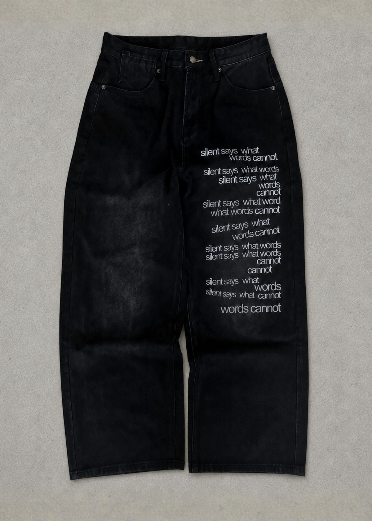 'Unspoken' denim
