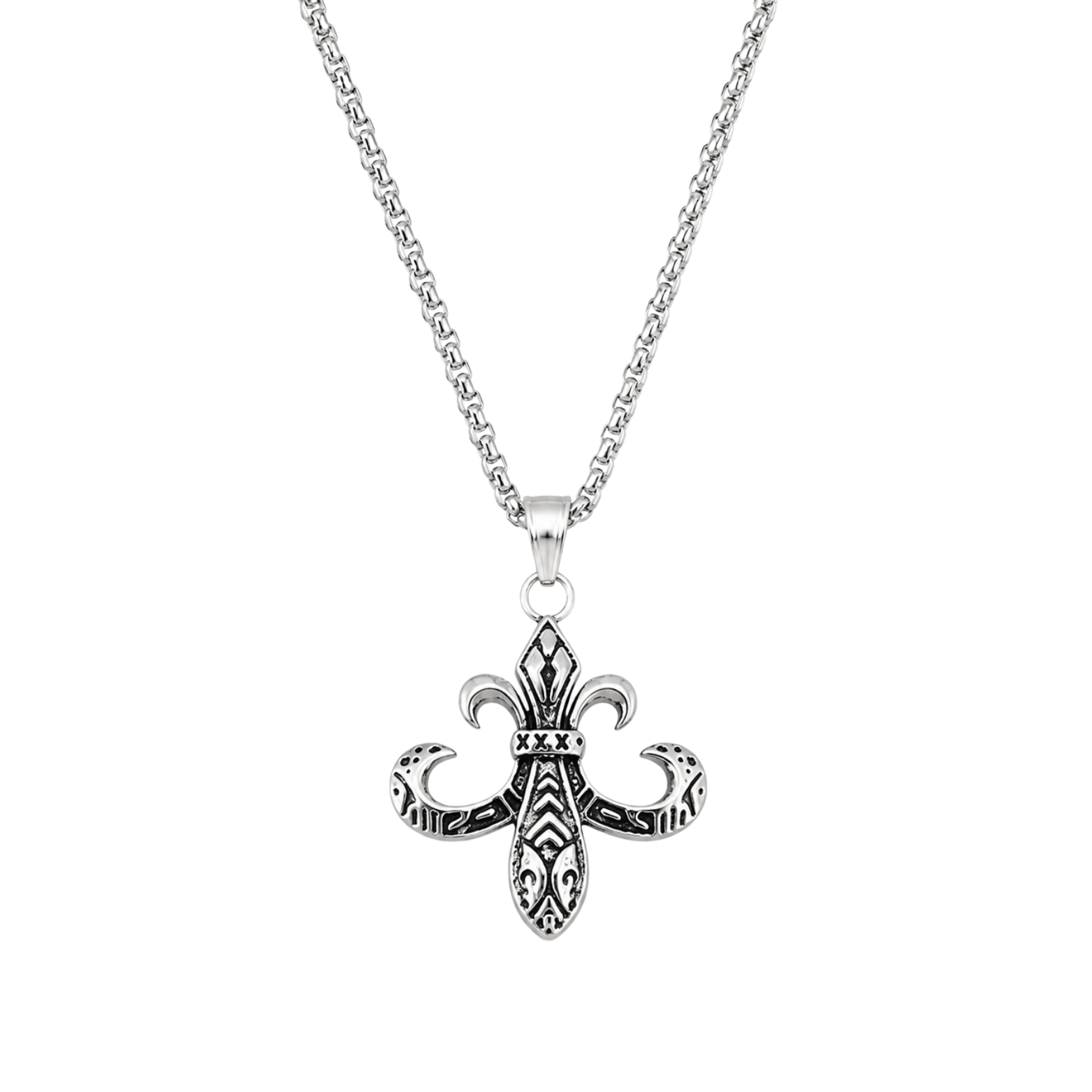 "Fleur-de-lis" chain + pendant